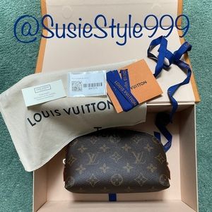 Authentic Louis Vuitton Cosmetic Pouch Monogram